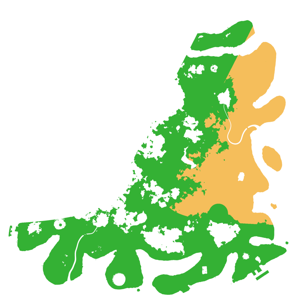 Biome Rust Map: Procedural Map, Size: 4250, Seed: 4578