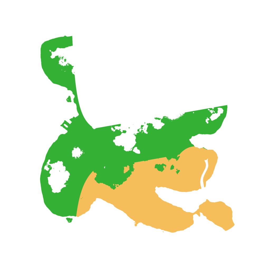 Biome Rust Map: Procedural Map, Size: 2300, Seed: 3657