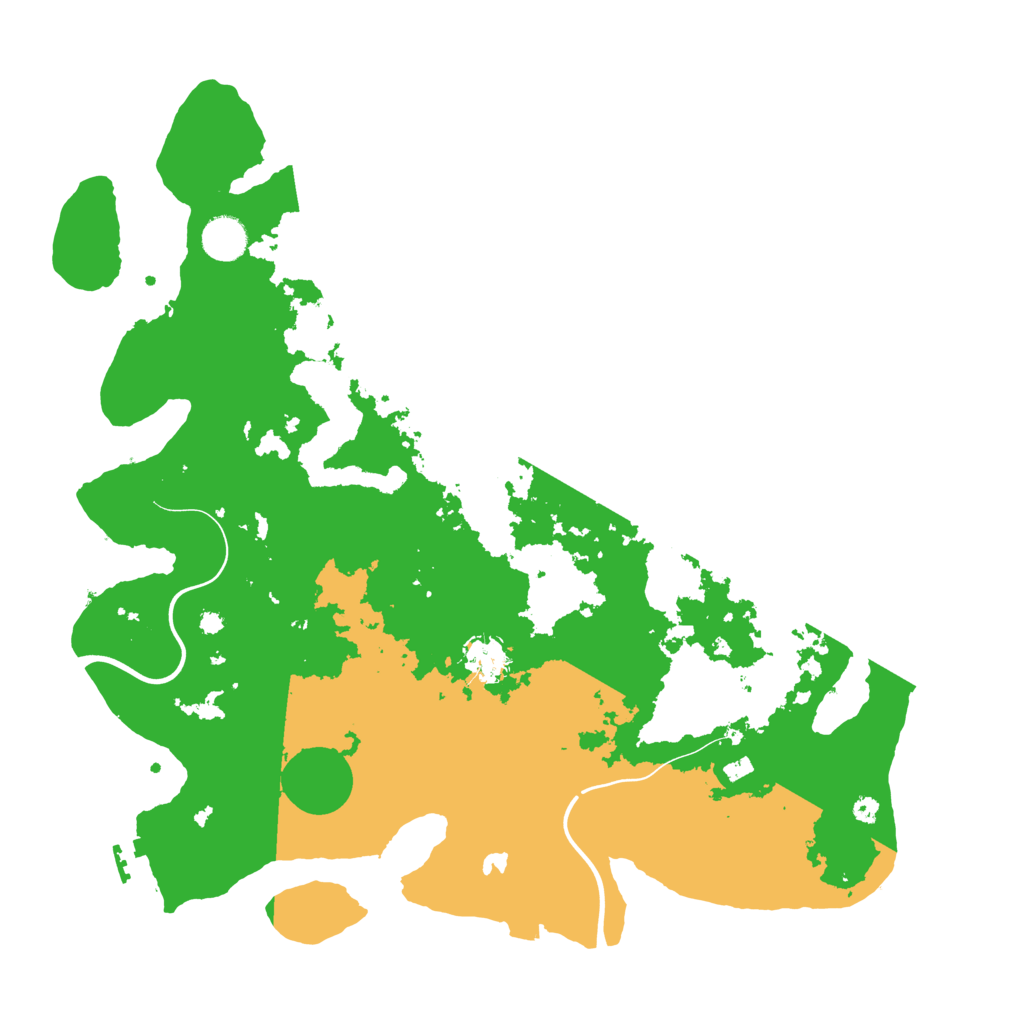 Biome Rust Map: Procedural Map, Size: 4000, Seed: 40674228