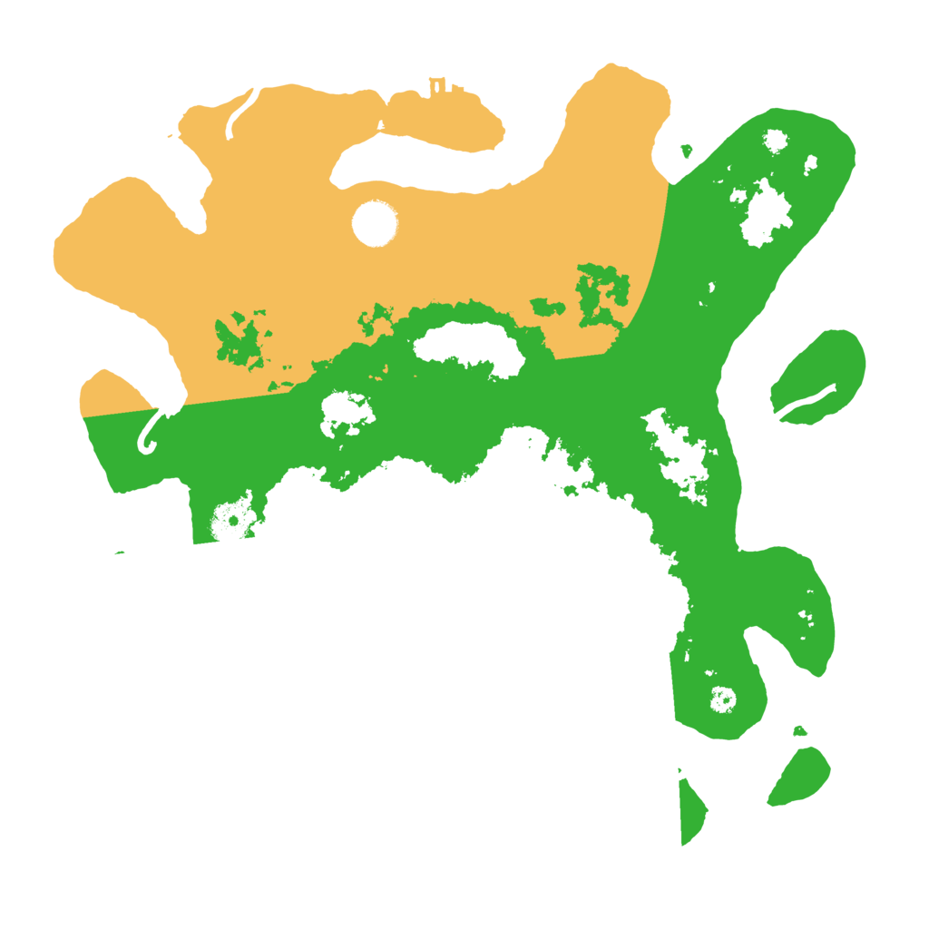 Biome Rust Map: Procedural Map, Size: 3600, Seed: 15674389