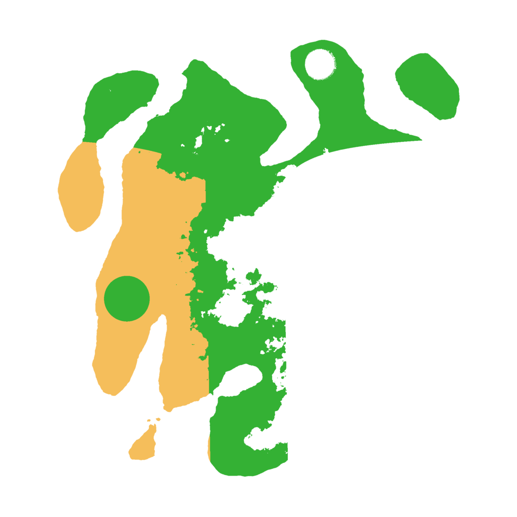 Biome Rust Map: Barren, Size: 3000, Seed: 152056