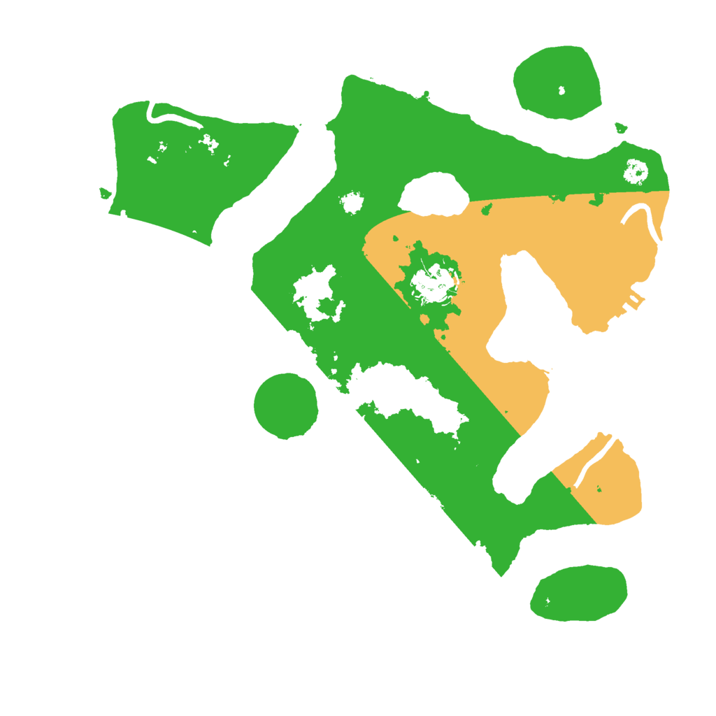 Biome Rust Map: Procedural Map, Size: 3000, Seed: 74971725