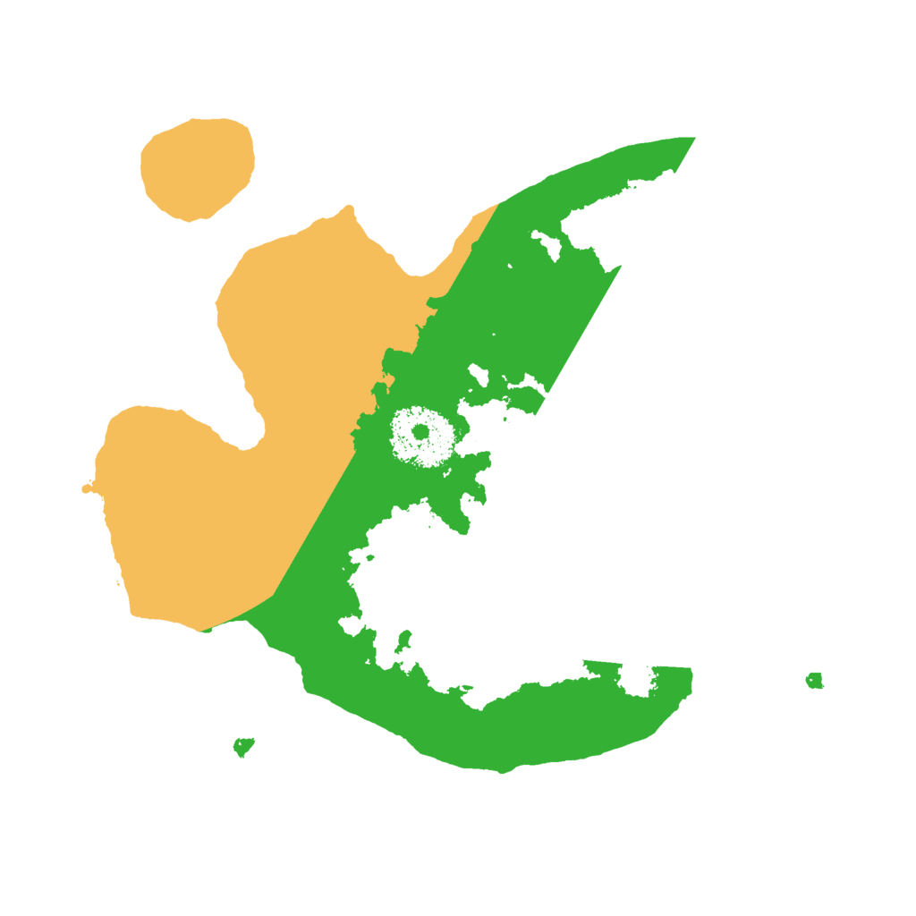 Biome Rust Map: Procedural Map, Size: 2200, Seed: 50500