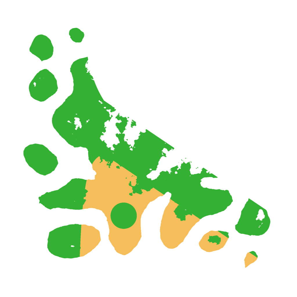 Biome Rust Map: Barren, Size: 3000, Seed: 200836