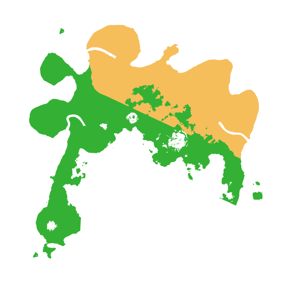 Biome Rust Map: Procedural Map, Size: 2800, Seed: 24103