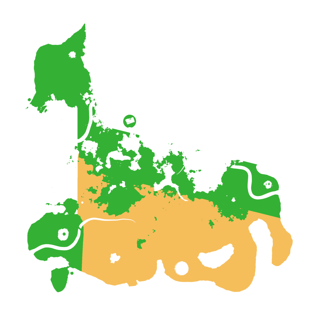 Biome Rust Map: Procedural Map, Size: 4000, Seed: 1979691633