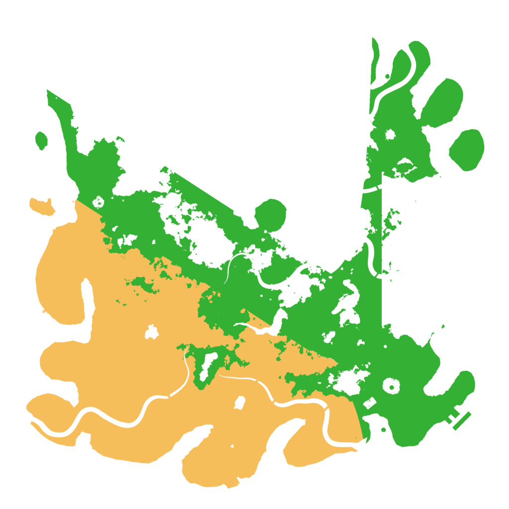 Biome Rust Map: Procedural Map, Size: 4500, Seed: 934071855