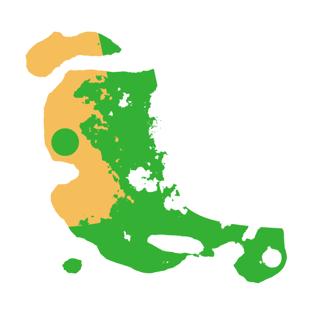 Biome Rust Map: Barren, Size: 3000, Seed: 118306