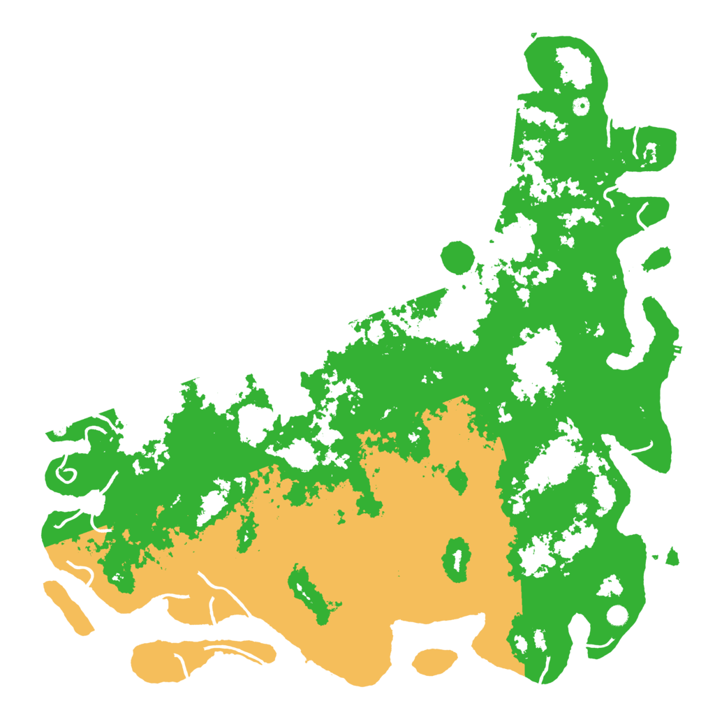 Biome Rust Map: Procedural Map, Size: 6000, Seed: 3245654