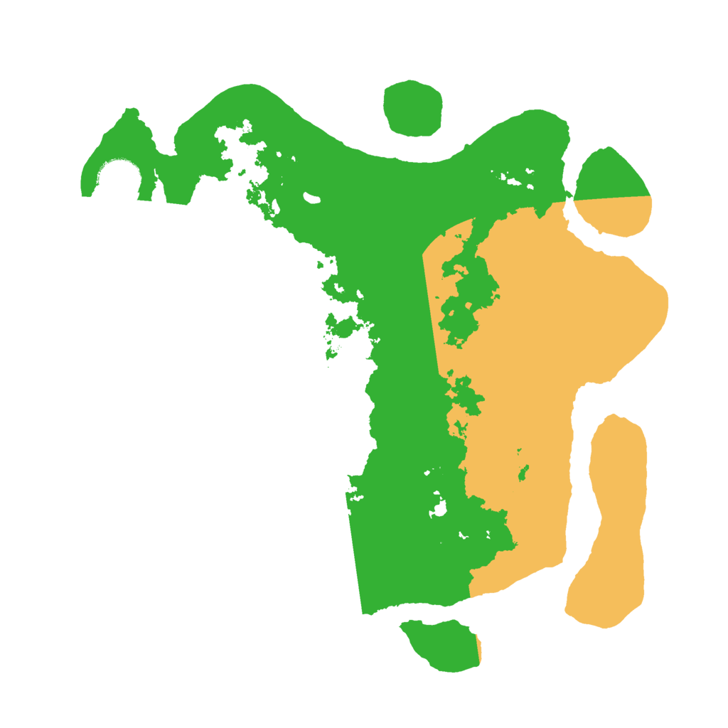 Biome Rust Map: Barren, Size: 3000, Seed: 152775