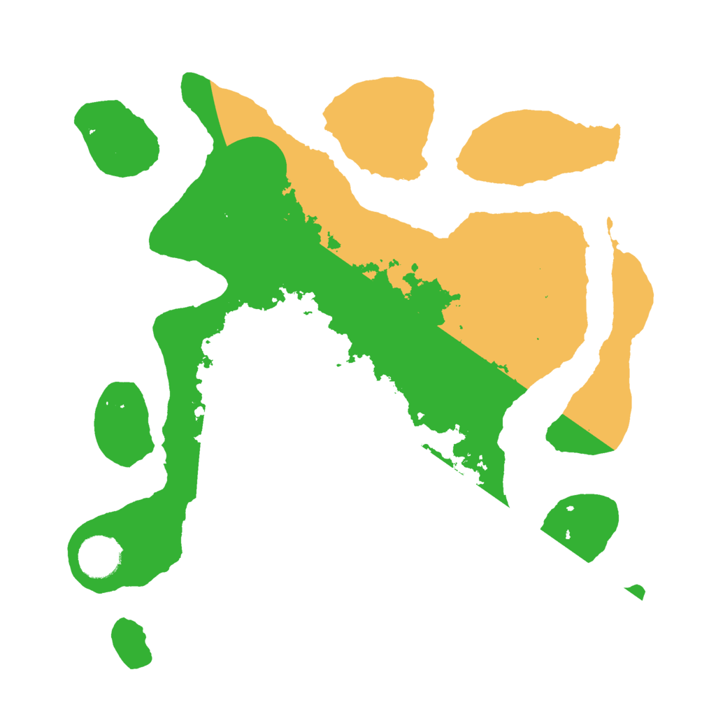 Biome Rust Map: Barren, Size: 3000, Seed: 103098