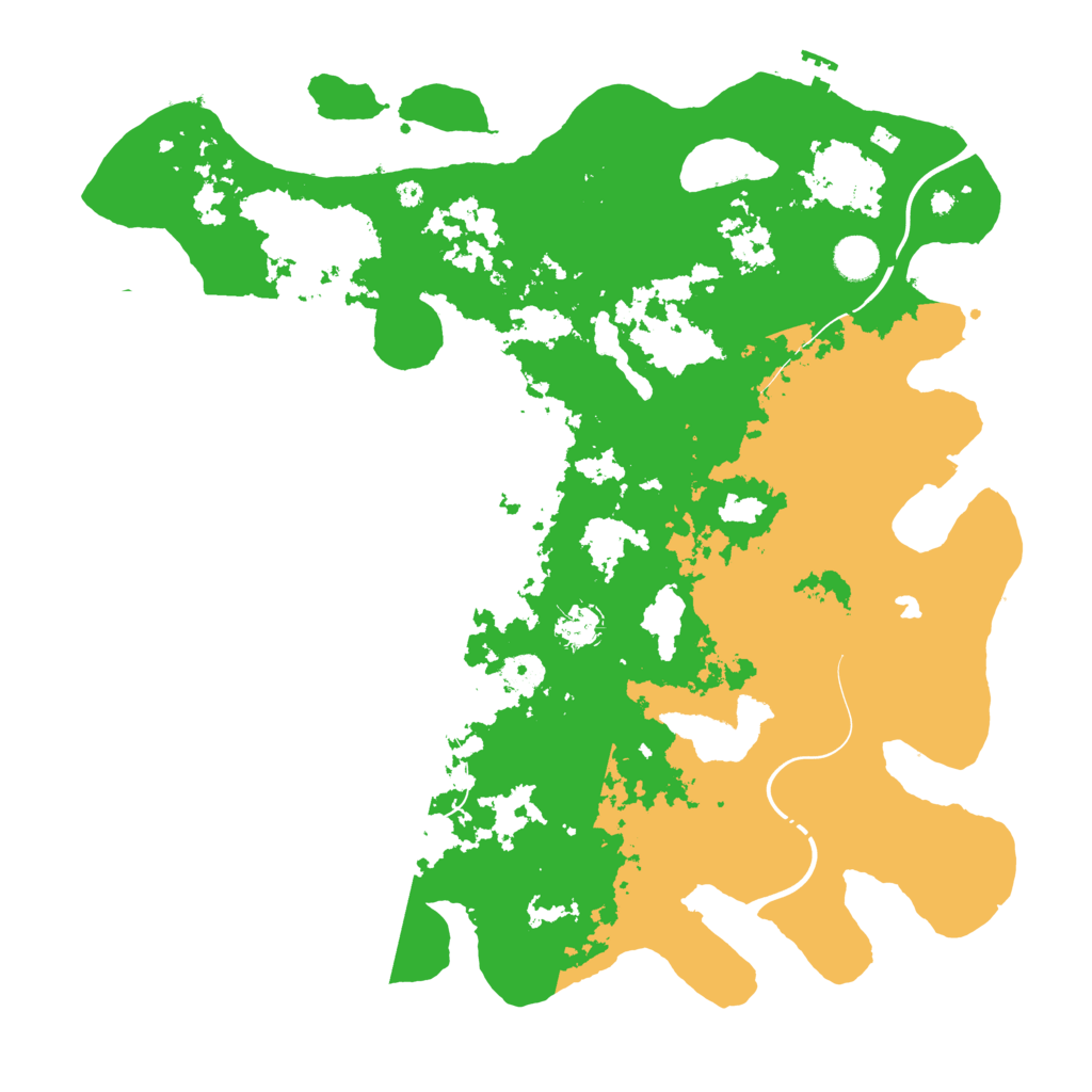 Biome Rust Map: Procedural Map, Size: 4250, Seed: 1318434483