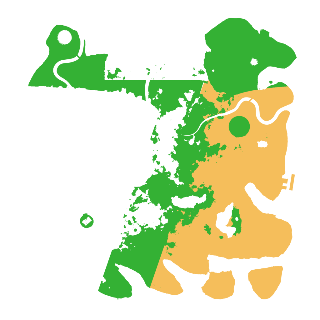 Biome Rust Map: Procedural Map, Size: 4000, Seed: 6679