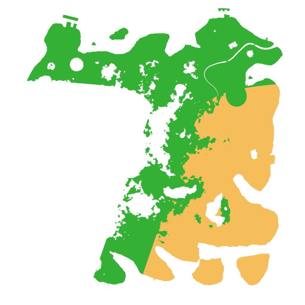 Biome Rust Map: Procedural Map, Size: 4000, Seed: 6679