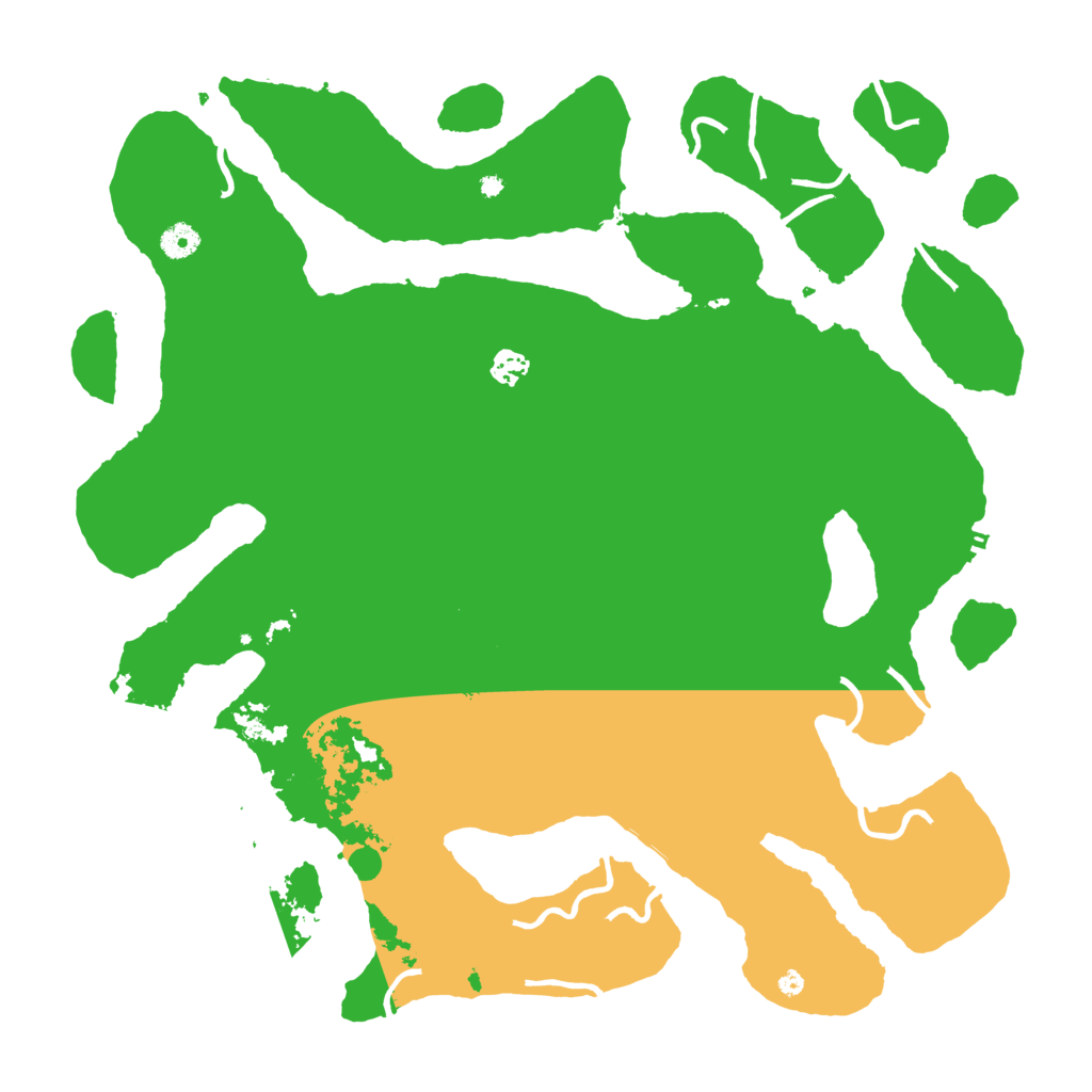 Biome Rust Map: Procedural Map, Size: 4500, Seed: 239298782