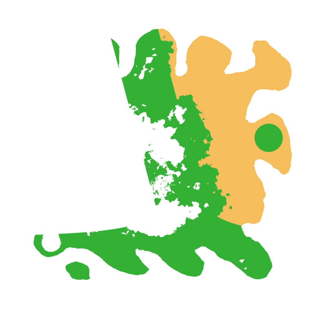 Biome Rust Map: Barren, Size: 3000, Seed: 512613