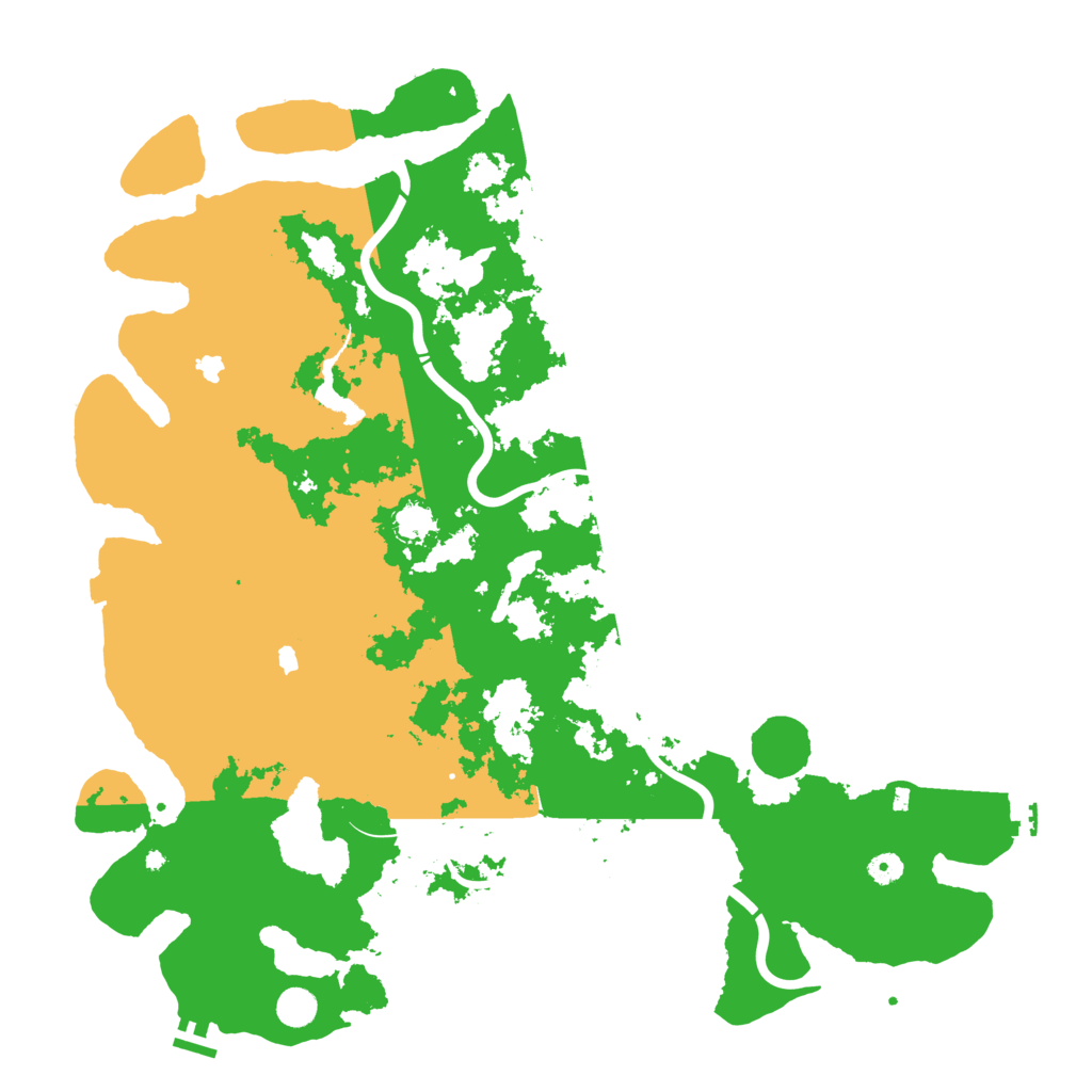 Biome Rust Map: Procedural Map, Size: 5000, Seed: 83965299
