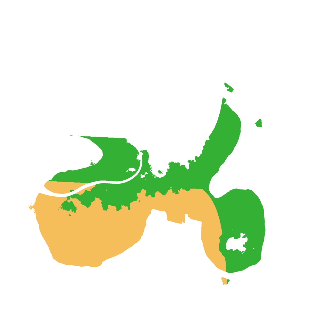 Biome Rust Map: Procedural Map, Size: 2000, Seed: 9876987