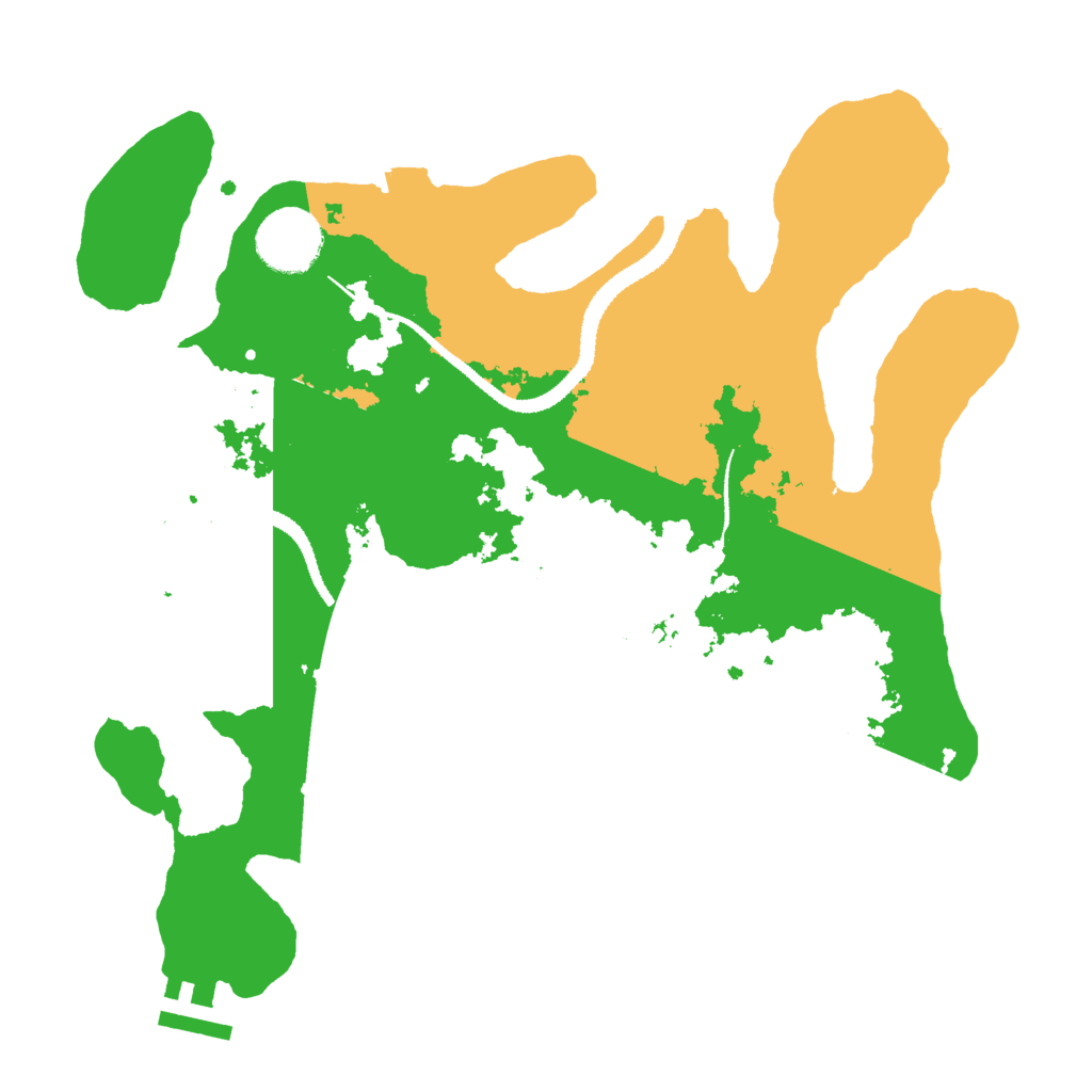 Biome Rust Map: Procedural Map, Size: 3000, Seed: 2052269013