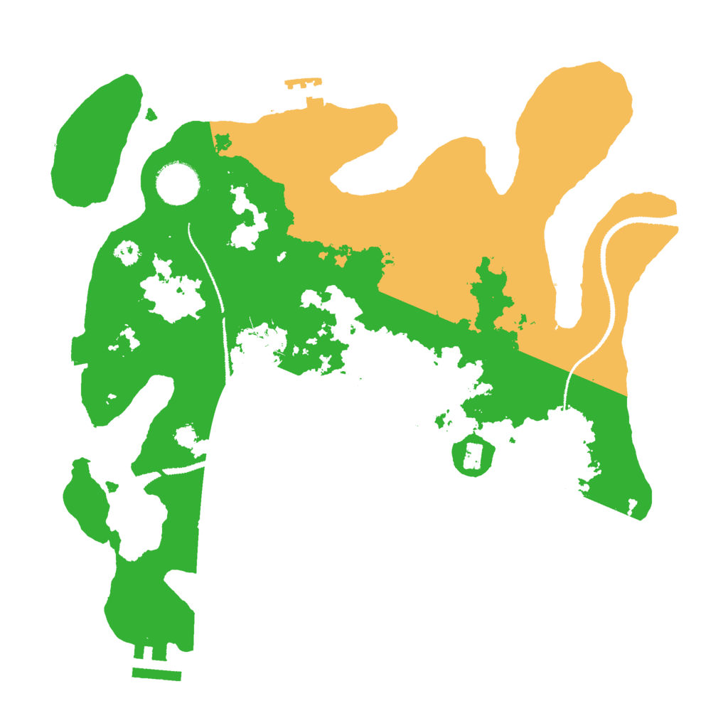 Biome Rust Map: Procedural Map, Size: 3000, Seed: 2052269013