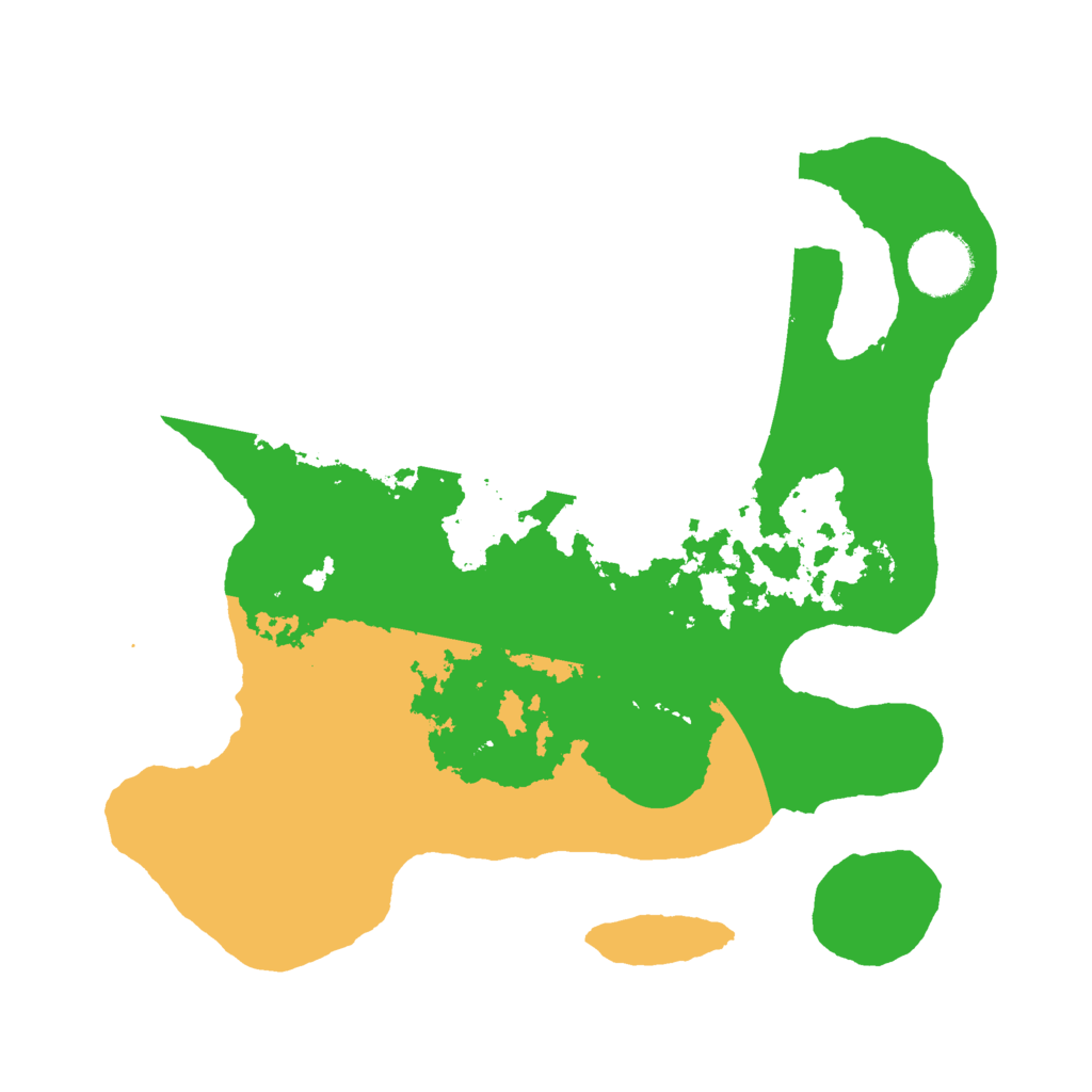 Biome Rust Map: Barren, Size: 3000, Seed: 528982