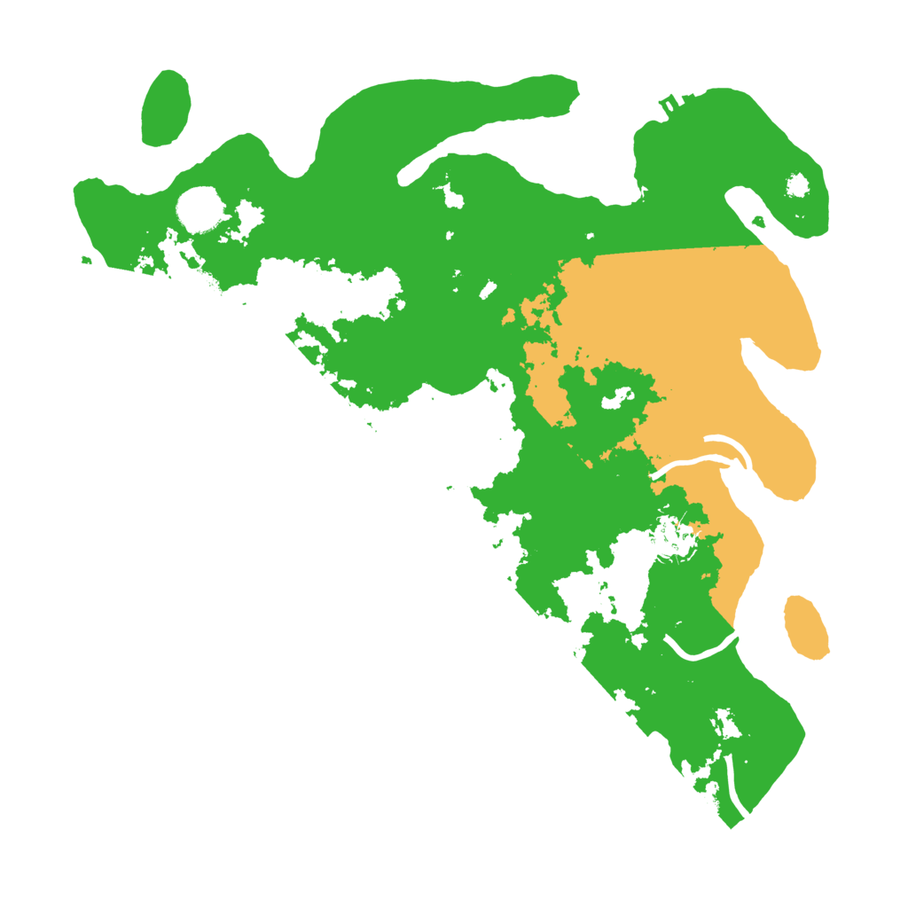 Biome Rust Map: Procedural Map, Size: 3500, Seed: 756658020