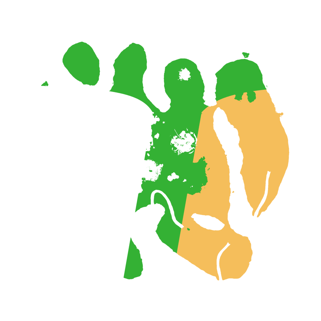 Biome Rust Map: Procedural Map, Size: 2442, Seed: 244442