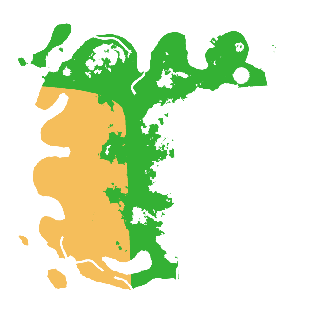 Biome Rust Map: Procedural Map, Size: 3500, Seed: 82634568