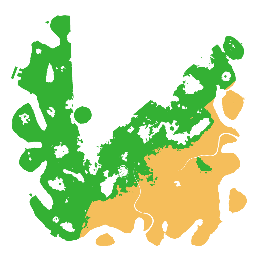 Biome Rust Map: Procedural Map, Size: 4250, Seed: 1119534169