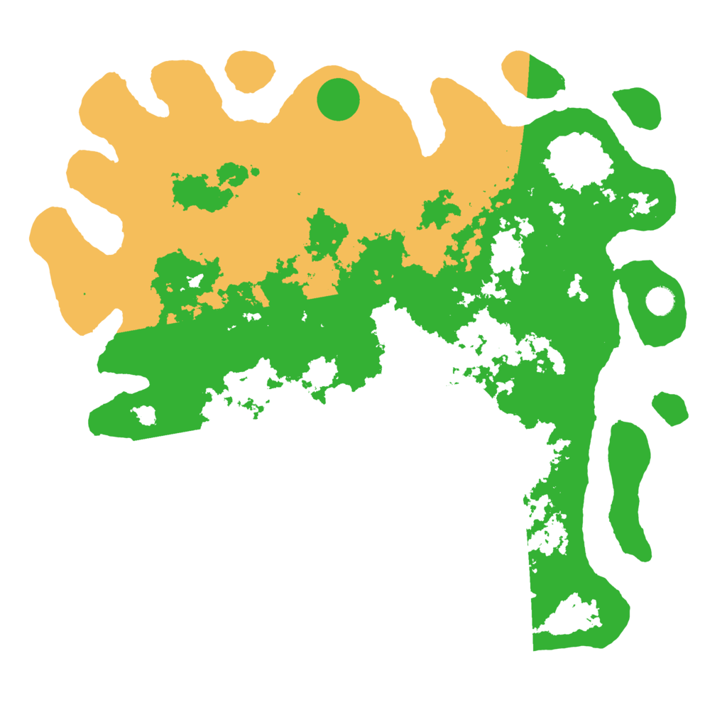 Biome Rust Map: Barren, Size: 4500, Seed: 42910