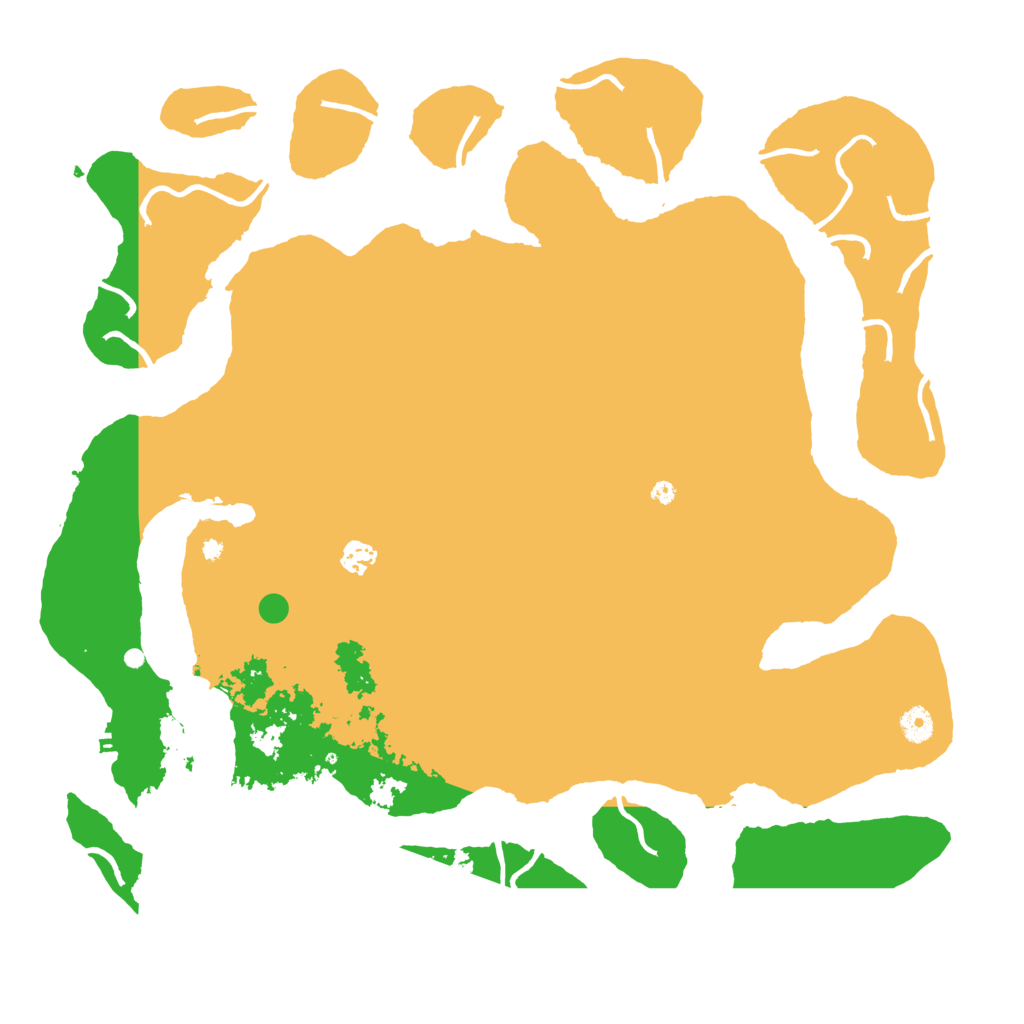 Biome Rust Map: Procedural Map, Size: 4500, Seed: 8105331