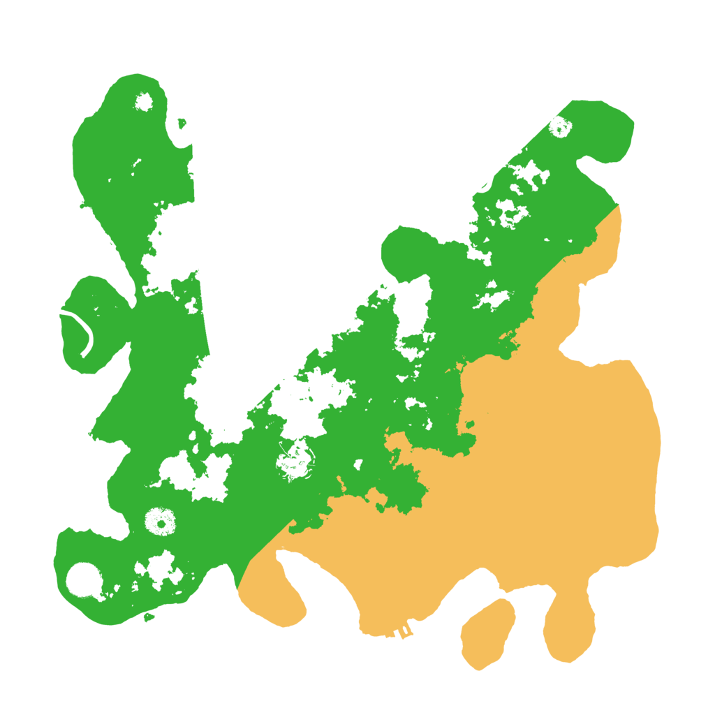 Biome Rust Map: Procedural Map, Size: 3600, Seed: 793197