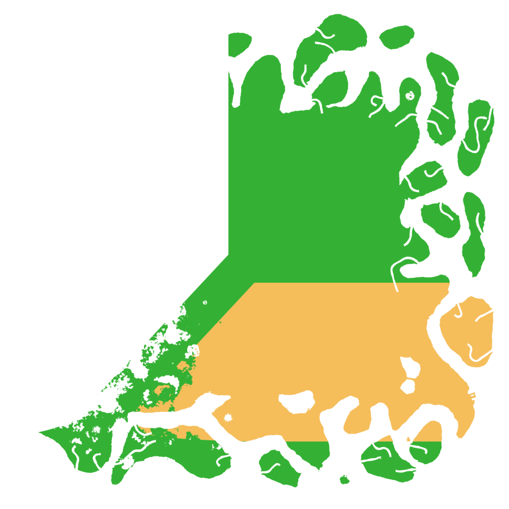 Biome Rust Map: Procedural Map, Size: 6000, Seed: 2073386754