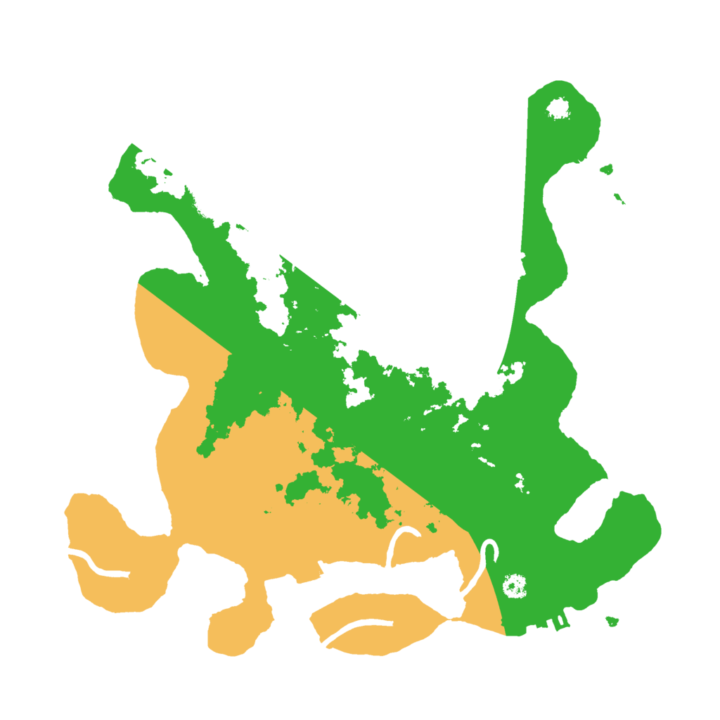 Biome Rust Map: Procedural Map, Size: 3000, Seed: 282452