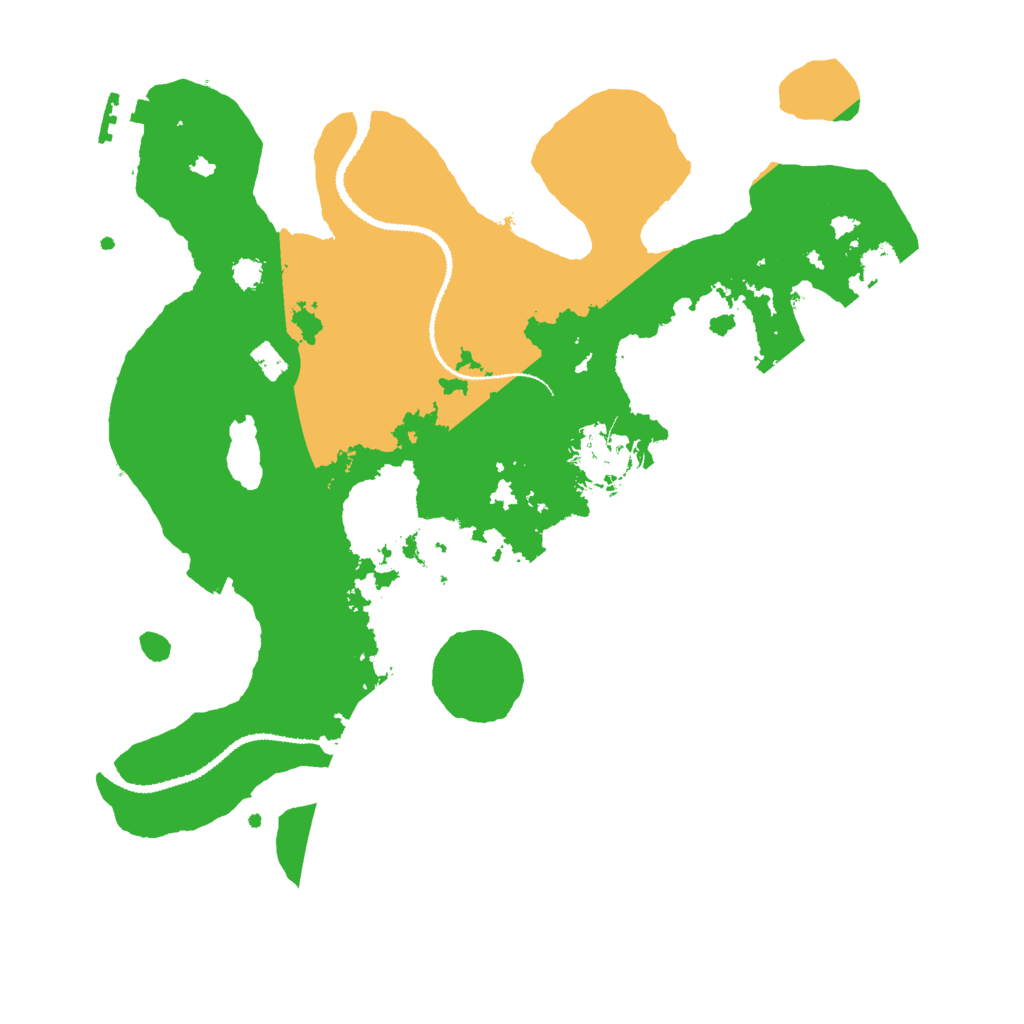 Biome Rust Map: Procedural Map, Size: 3000, Seed: 550416