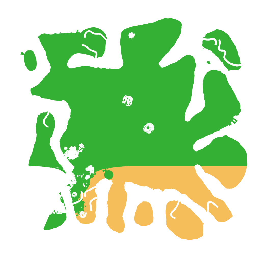 Biome Rust Map: Procedural Map, Size: 3700, Seed: 1133430330