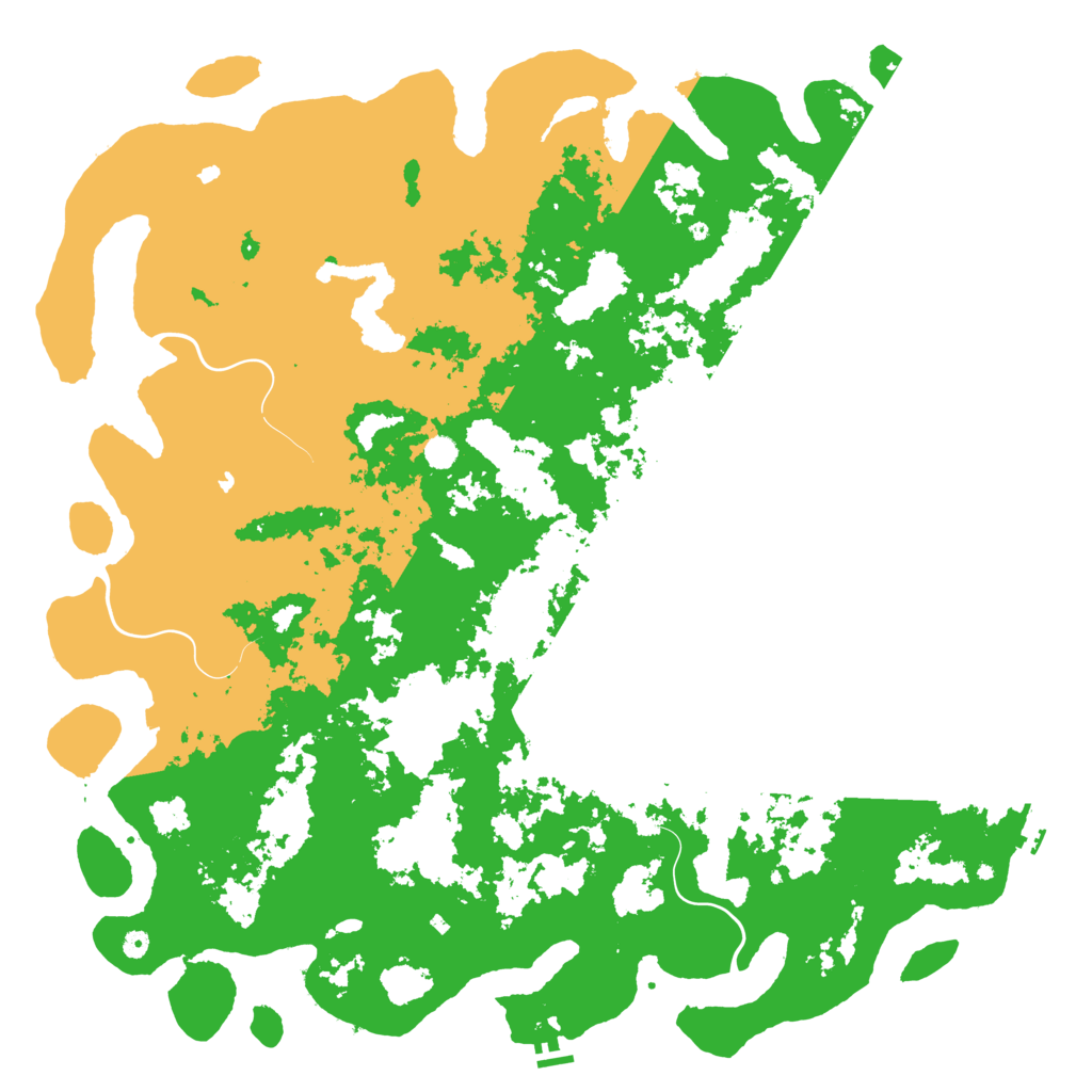 Biome Rust Map: Procedural Map, Size: 6000, Seed: 32475471
