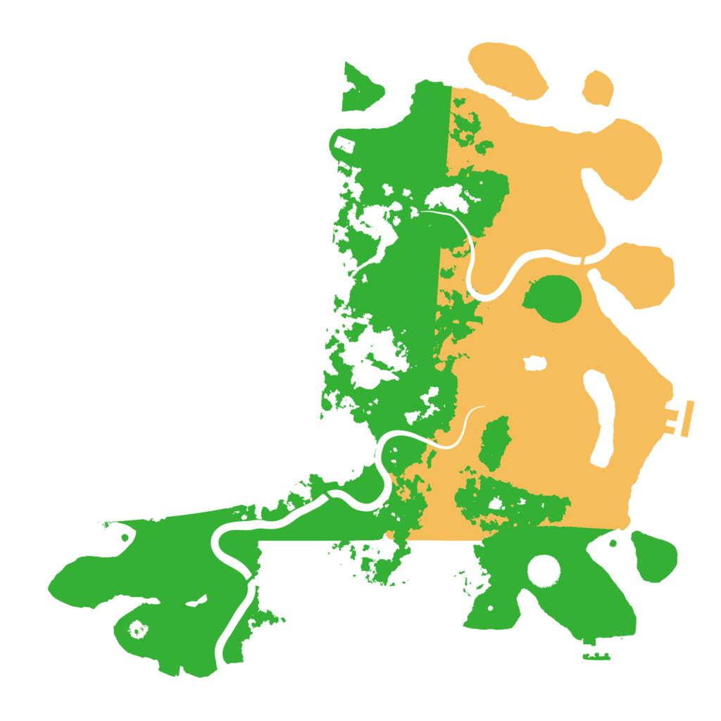 Biome Rust Map: Procedural Map, Size: 4000, Seed: 115093