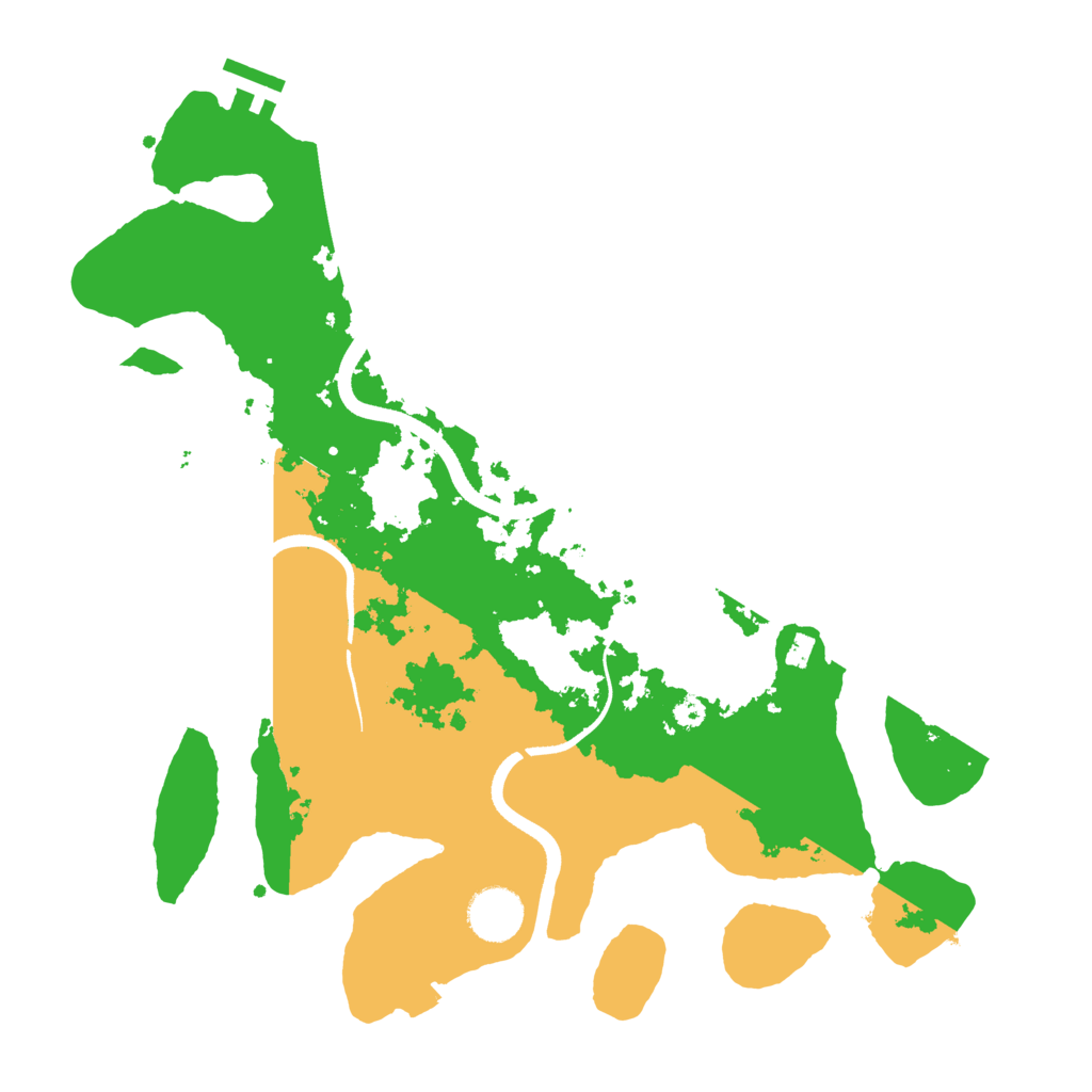 Biome Rust Map: Procedural Map, Size: 3500, Seed: 679679654