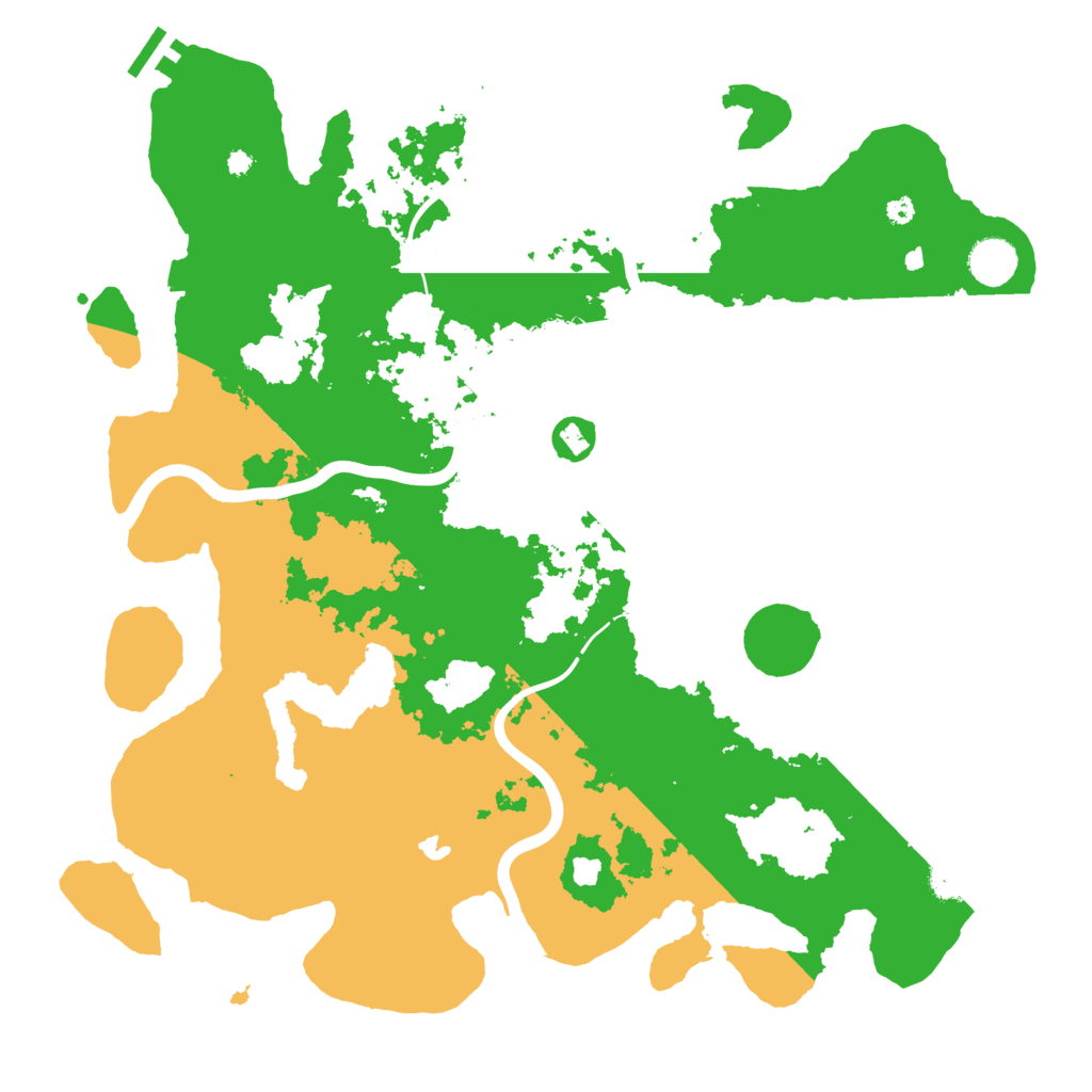 Biome Rust Map: Procedural Map, Size: 4000, Seed: 563445