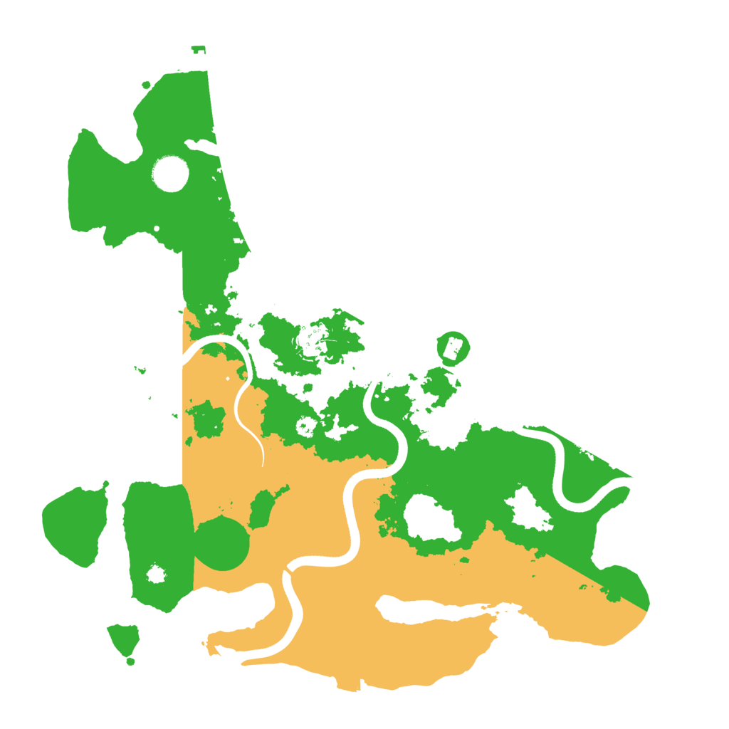 Biome Rust Map: Procedural Map, Size: 3600, Seed: 1788080639