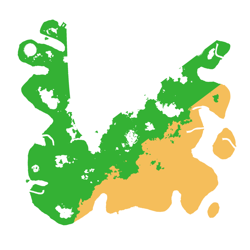 Biome Rust Map: Procedural Map, Size: 3500, Seed: 6473826