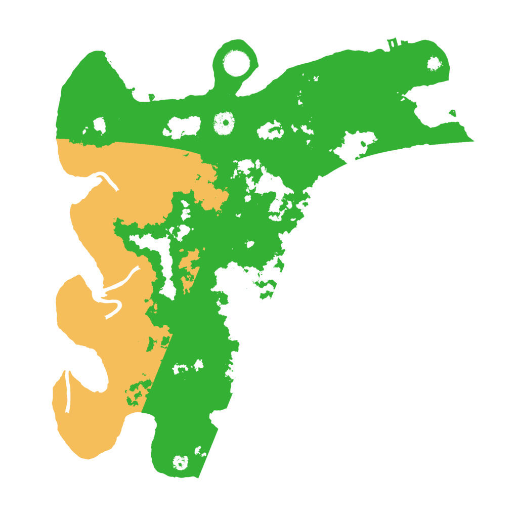 Biome Rust Map: Procedural Map, Size: 3500, Seed: 801973819