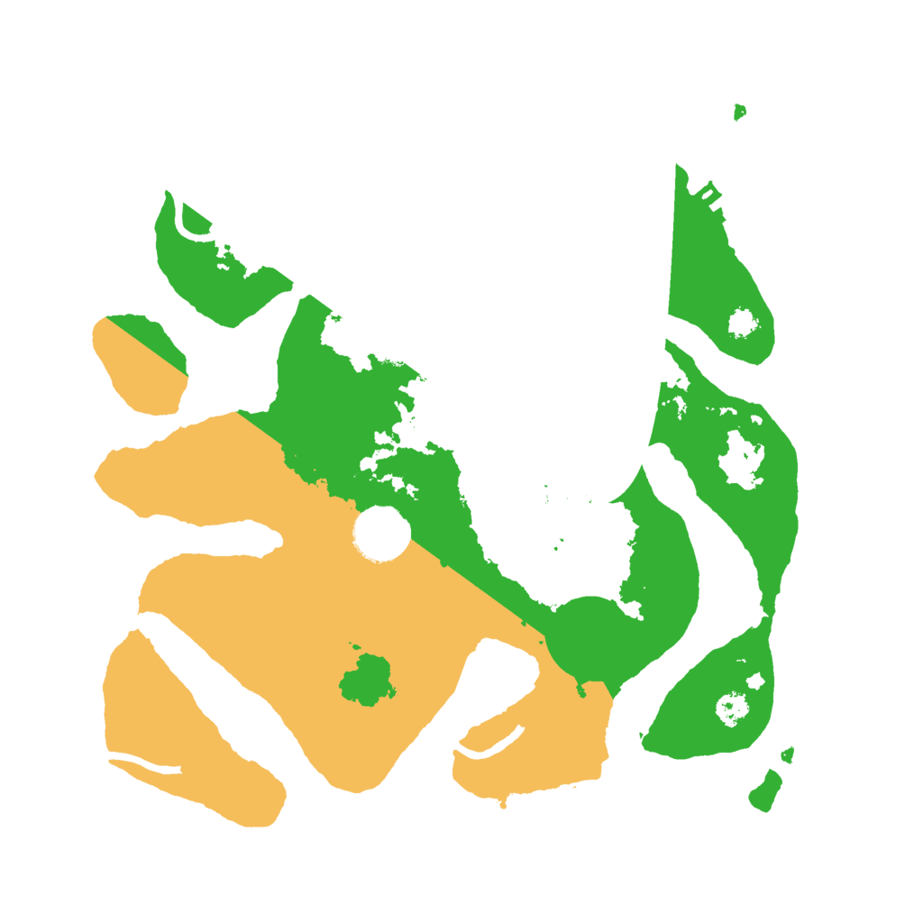 Biome Rust Map: Procedural Map, Size: 3000, Seed: 102287804