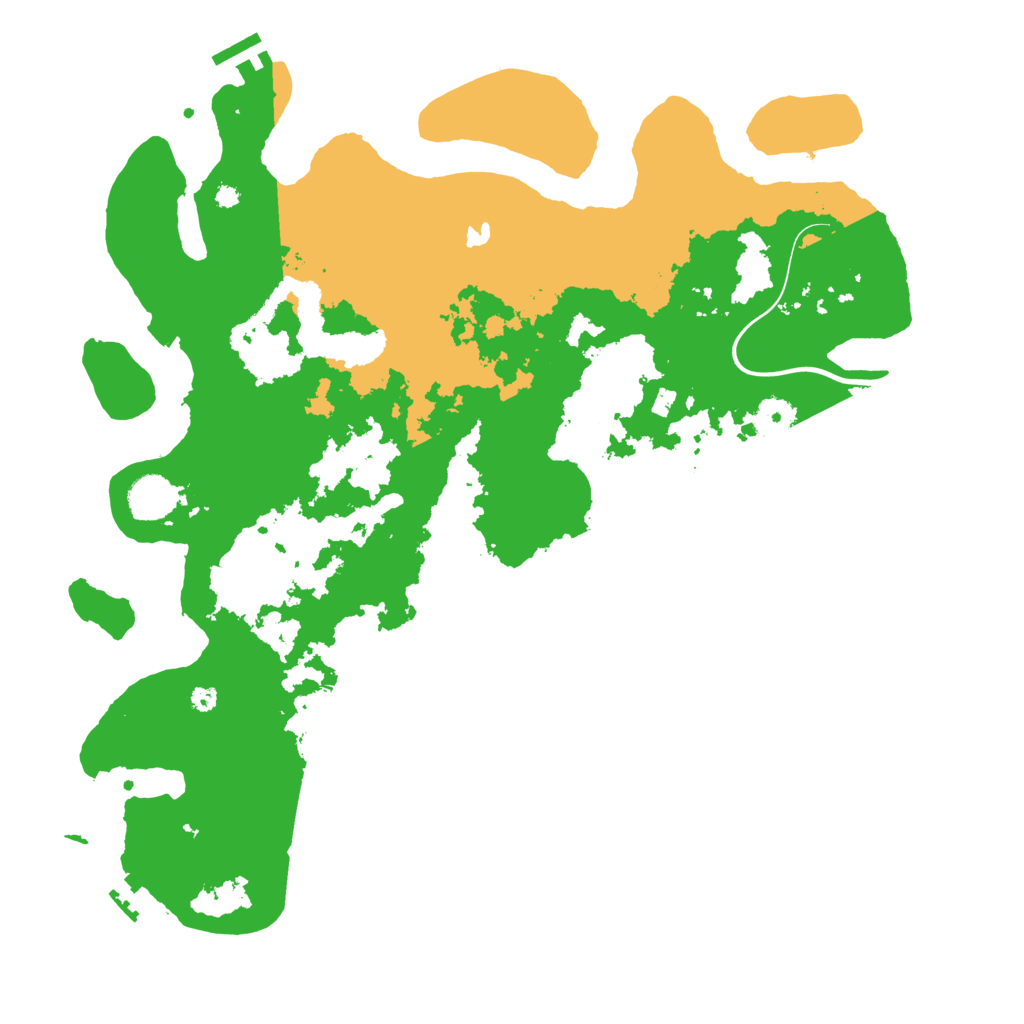 Biome Rust Map: Procedural Map, Size: 4000, Seed: 664776