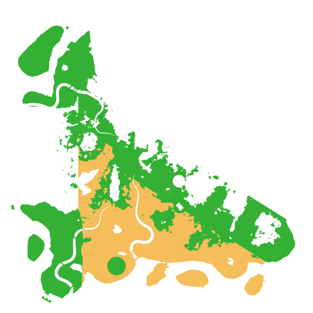 Biome Rust Map: Procedural Map, Size: 4500, Seed: 3254