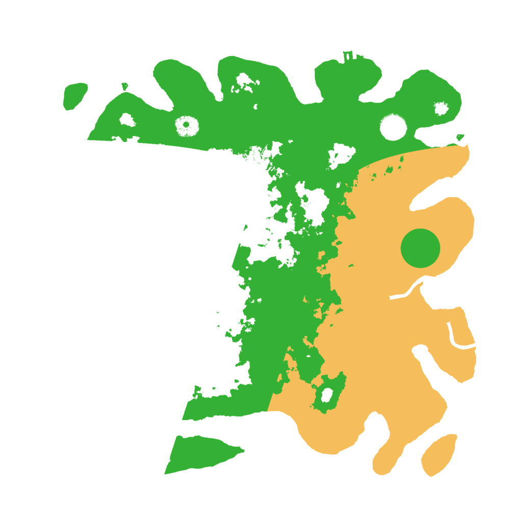 Biome Rust Map: Procedural Map, Size: 3500, Seed: 63614550