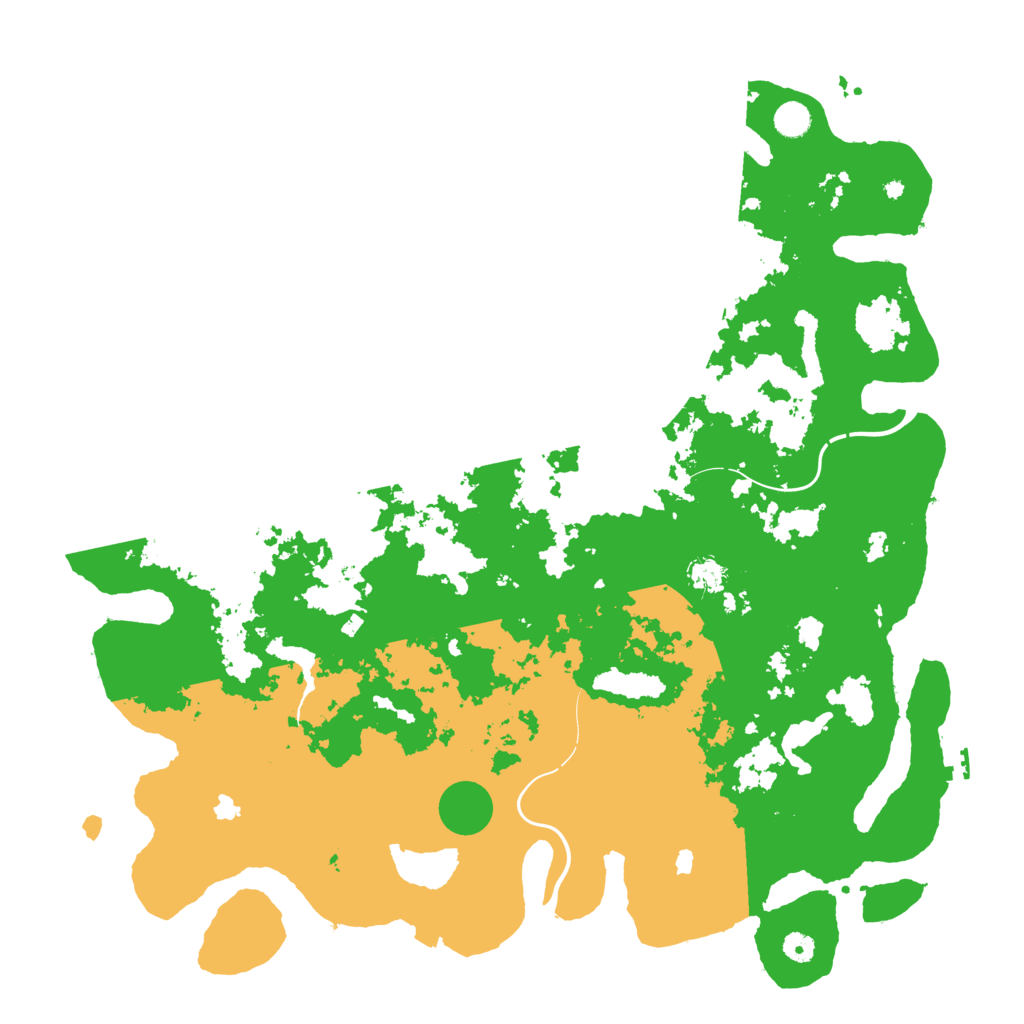 Biome Rust Map: Procedural Map, Size: 5000, Seed: 6811643