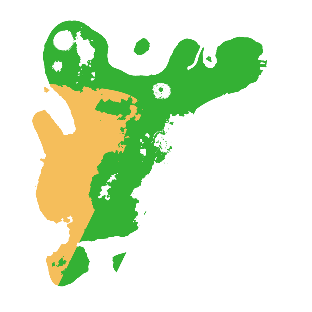 Biome Rust Map: Procedural Map, Size: 2768, Seed: 10