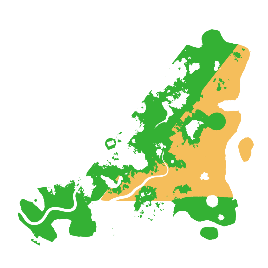 Biome Rust Map: Procedural Map, Size: 4000, Seed: 97672